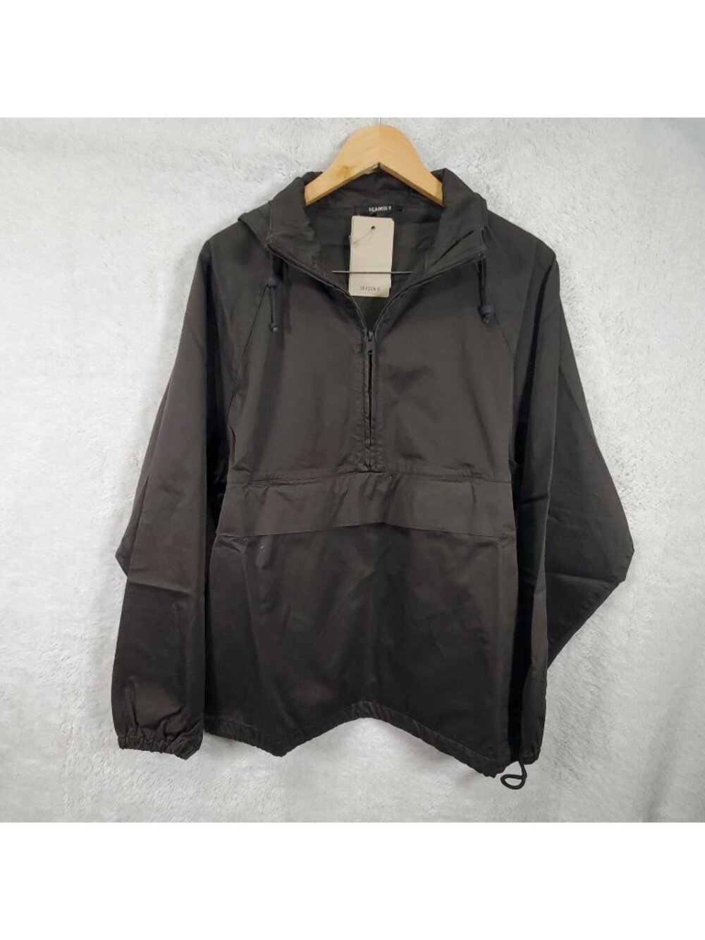 Yeezy Season 6 Anorak 1/2 Zip Jacket Sz S Umber YZ6U6116 By Kanye West